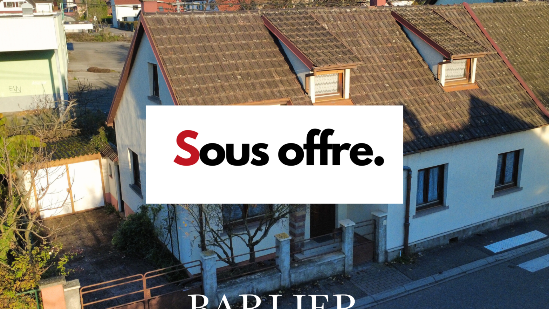 BENFELD : Maison accolée de 102 m2 avec jardin et garage