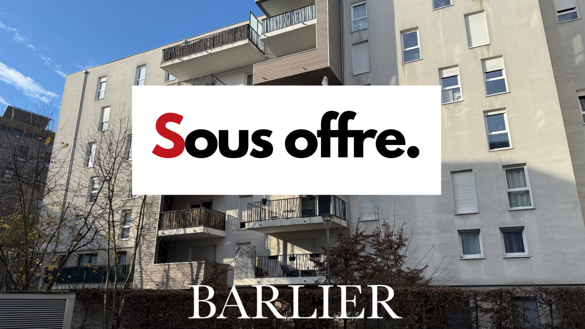 NEUDORF - 2 pièces 38m2 avec terrasse et parking en sous-sol